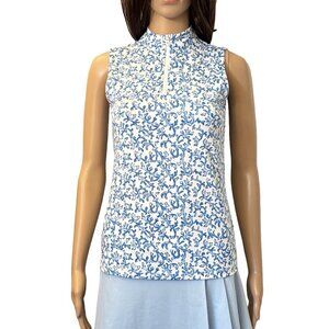 Tommy Bahama Womens Golf & Tennis 1/4 Zip Sleeveless Top Quick Dry Size XS - NWT